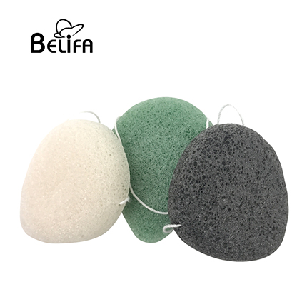 Teardrop 100% natural konjac face sponge