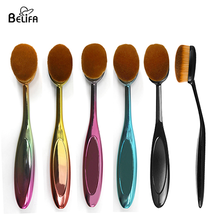 Single toothbrush shape makeup brush