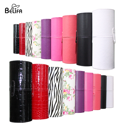 Large-sized makeup brush cylinder case