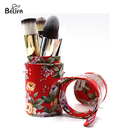 Makeup Brush PU Case cylinder