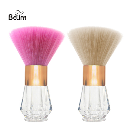 Refillable body powder brush