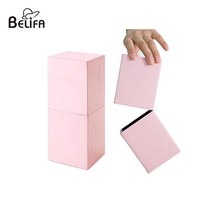 Square makeup brush holder